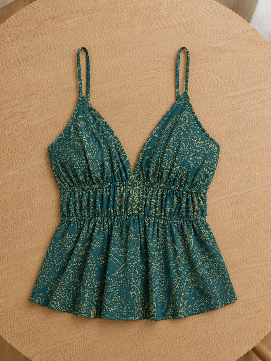 Top Estampado Esmeralda