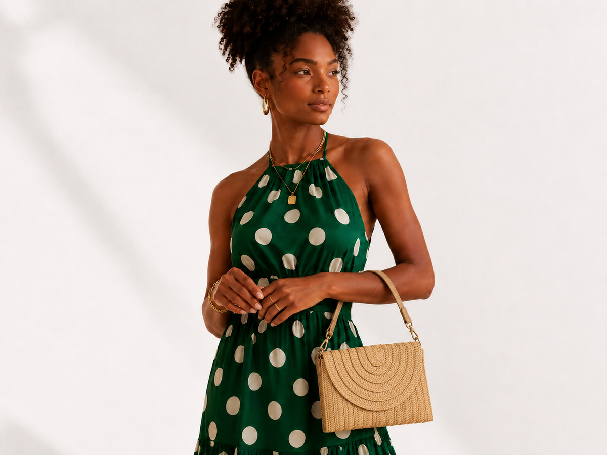 Bolsa Clutch de Palha Aurora