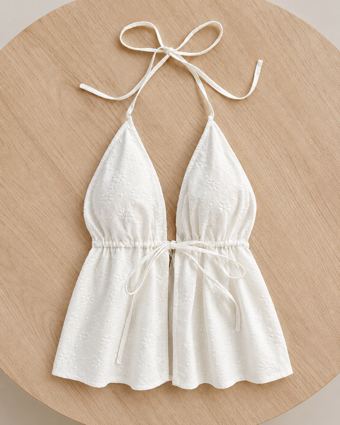 Top Halter Jacquard Palma