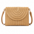 Bolsa Clutch de Palha Aurora