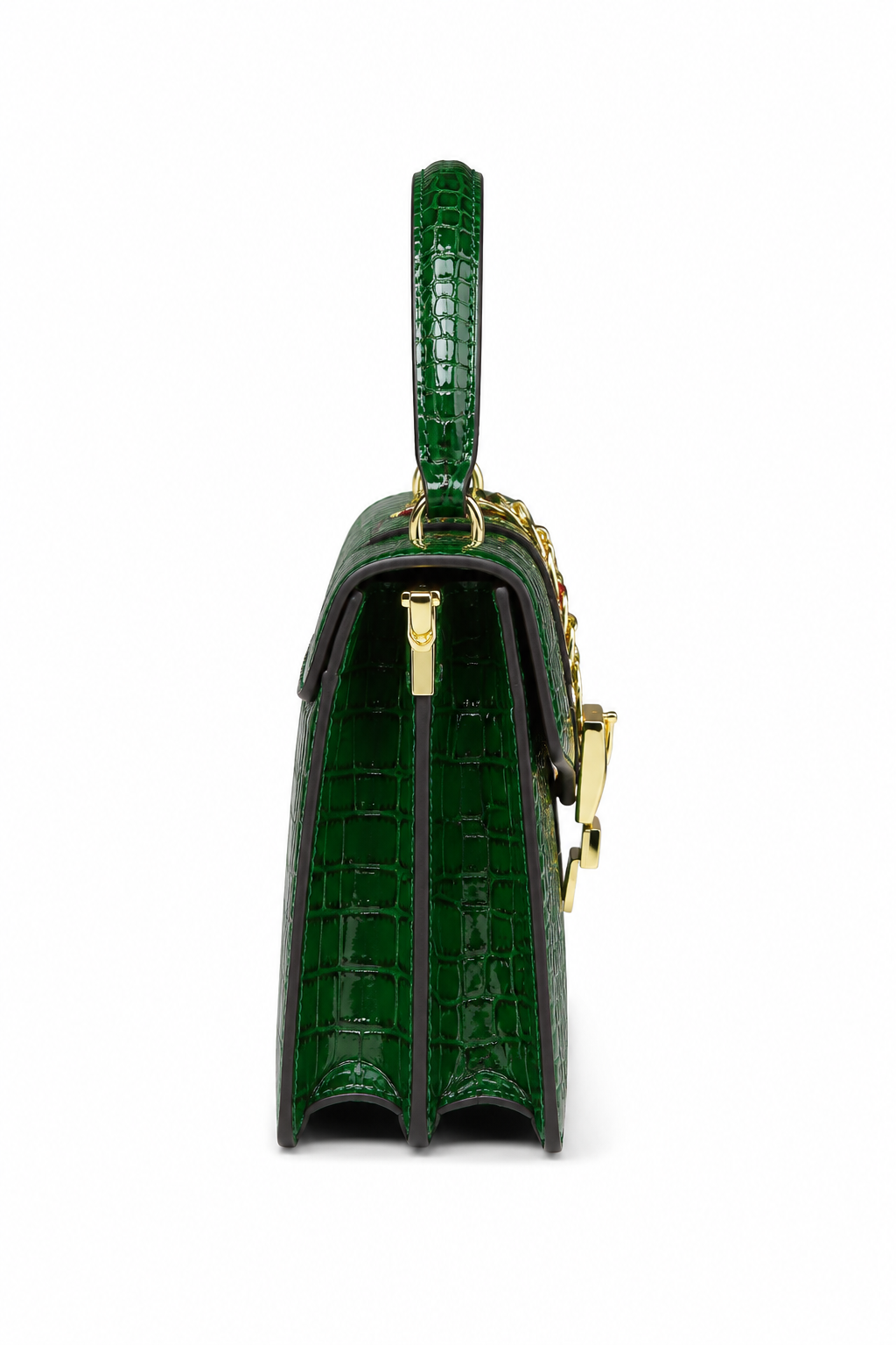 Bolsa Crossbody Croco Saint-Tropez