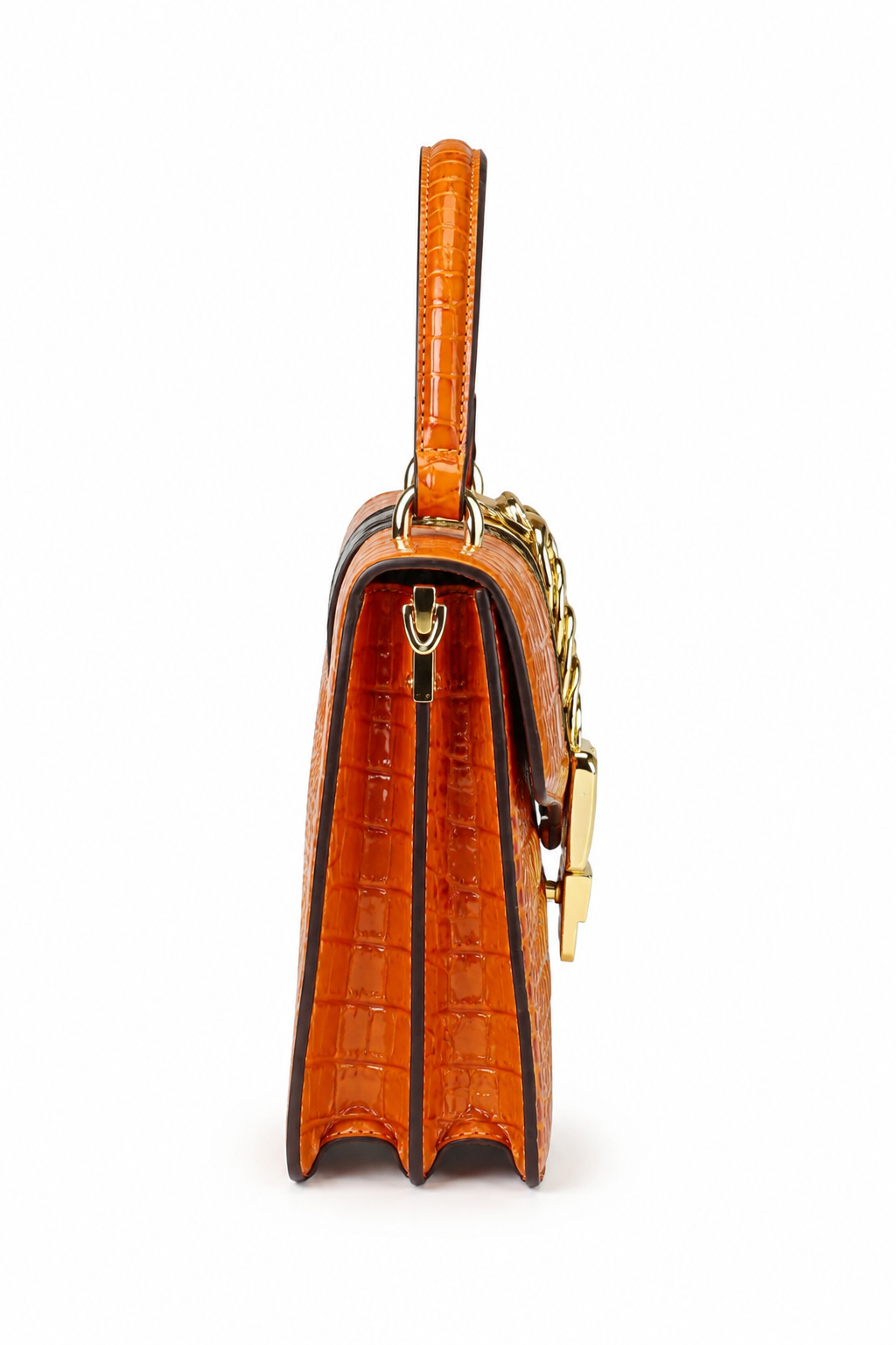 Bolsa Crossbody Croco Saint-Tropez