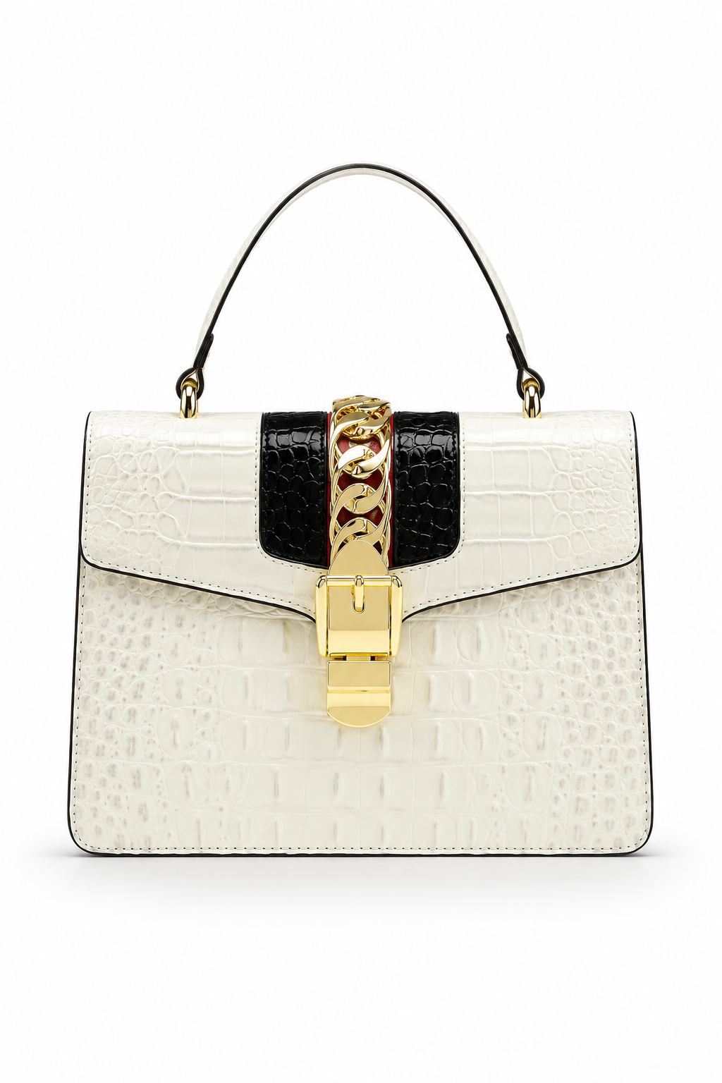 Bolsa Crossbody Croco Saint-Tropez