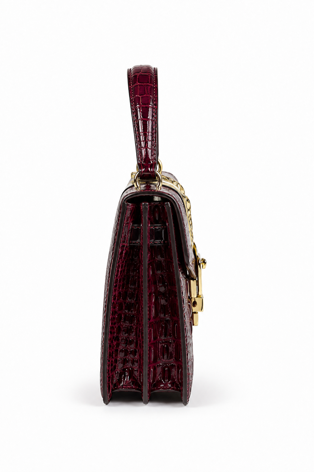 Bolsa Crossbody Croco Saint-Tropez